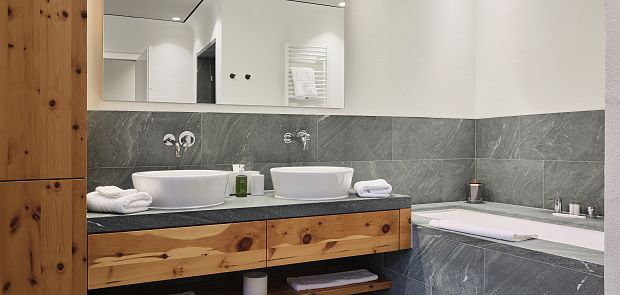 Badezimmer in der Executive Residence mit 2 Schlafzimmern