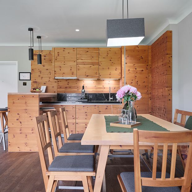 Küche in der Executive Residence mit 2 Schlafzimmern