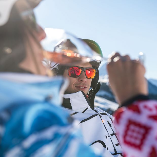 Sunny slopes in Kitzbühel
